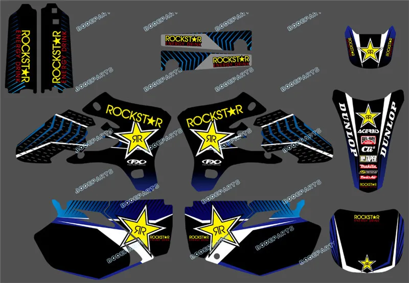 Мотоцикл YZ250F YZ450F Графика Наклейка для YAMAHA YZF250 YZF450 2003 2004 2005 | Автомобили и
