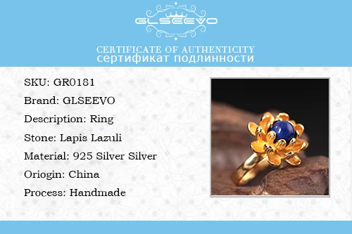 GLSEEVO Original Design 925 Sterling Silver Natural Fresh White Pearl Flower Adjustable Rings For Women Fine Jewelry GR0181 | Украшения и