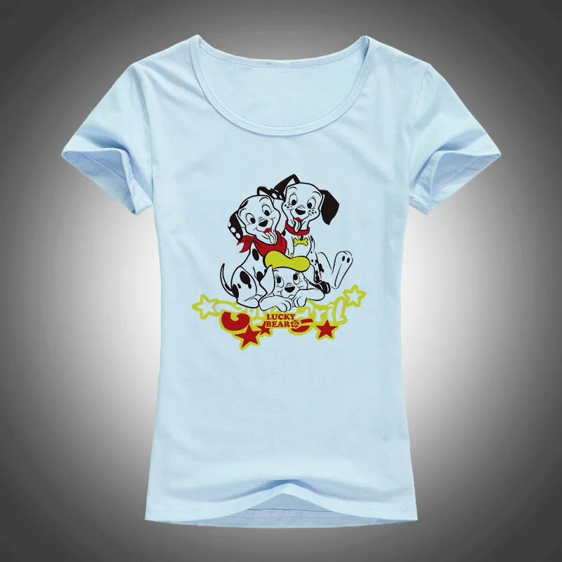 Новинка 2017 модная летняя футболка с коротким рукавом женские топы lucky bear принтом