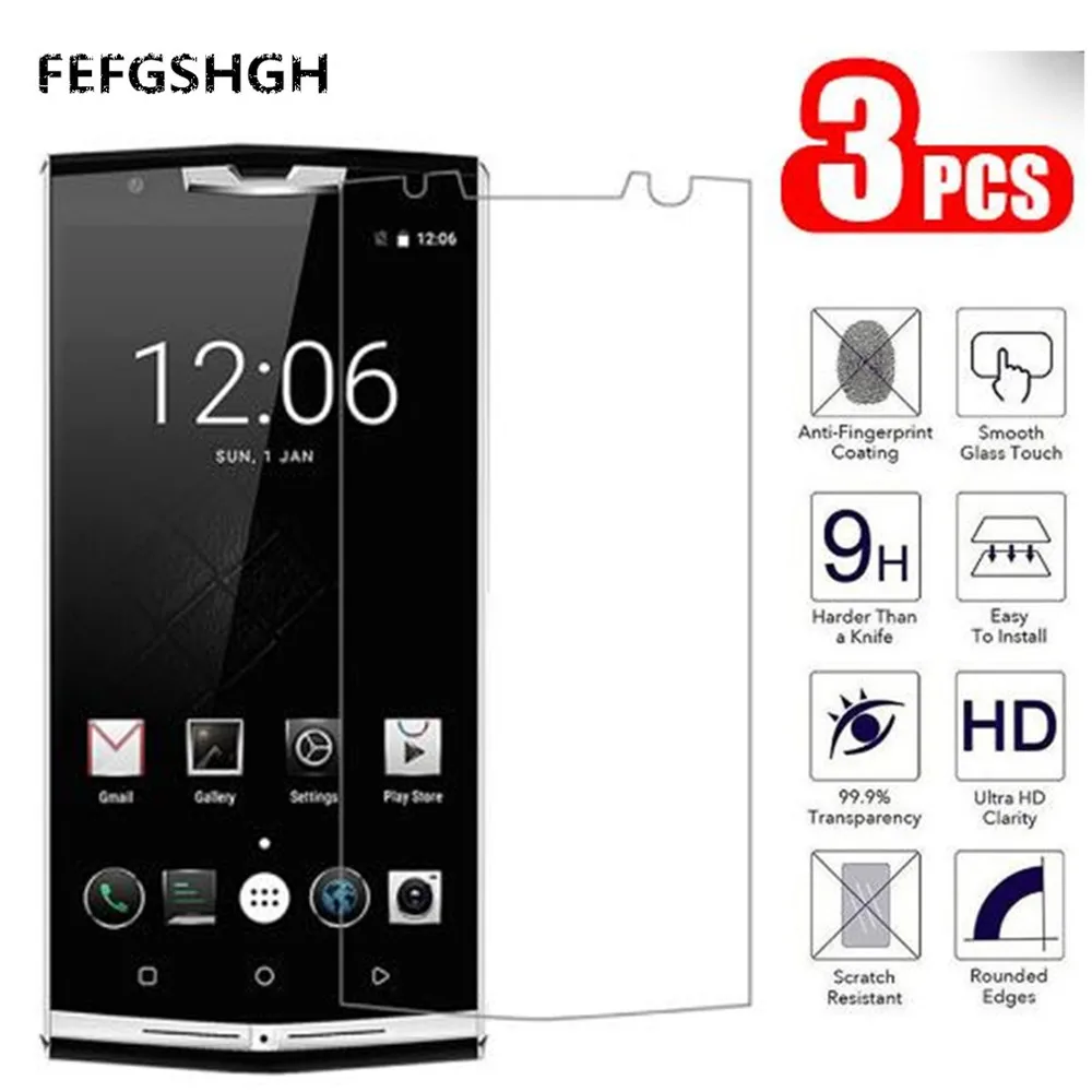 Закаленное стекло для Oukitel K10000 Pro Защитное экрана 3 шт./лот 2.5D 9H K 10000 K10000Pro|Защитные