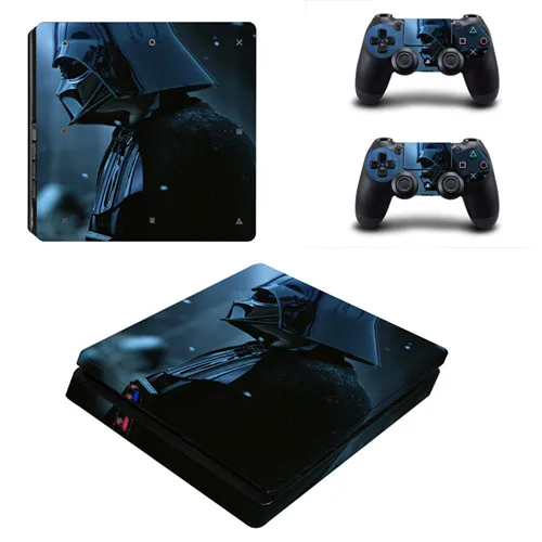 YSP4S-1872 Звездные войны Дарт Вейдер PS4 тонкая кожа Наклейка для sony playstation 4 консоль и контроллер для Dualshock 4 PS4 тонкая Наклейка - Цвет: YSP4S-1872