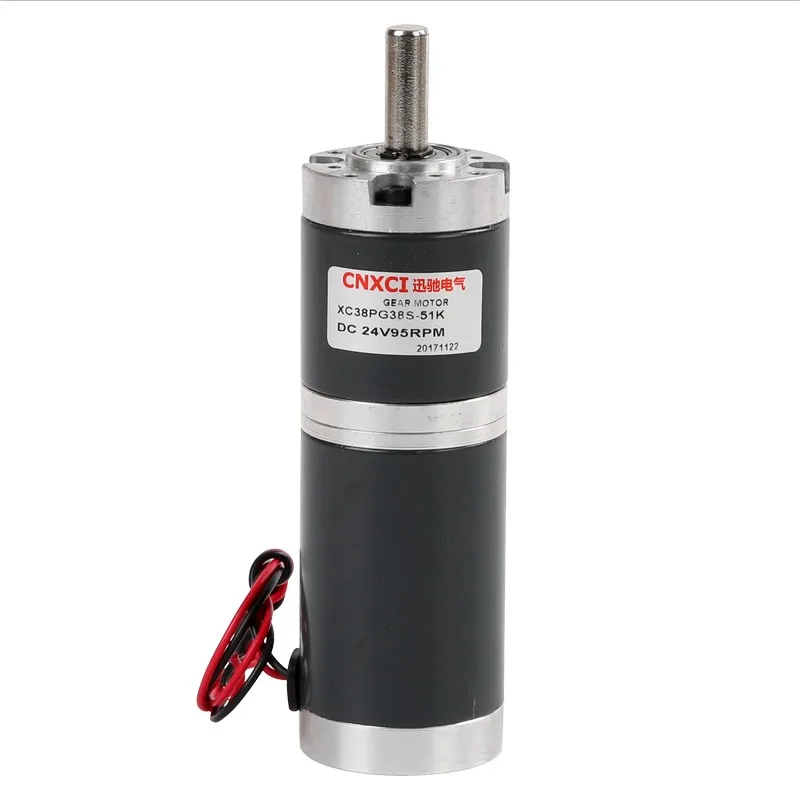 Матовый планетарный редукторный двигатель XC38PG38S12V 24V DC миниатюрный скоростной