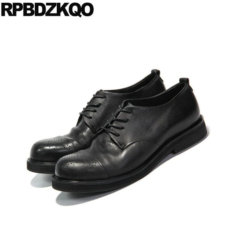 Европейские оксфорды итальянские Броги из коровьей кожи мужские классические