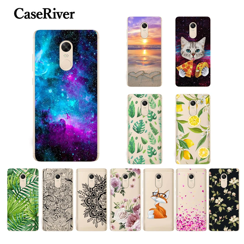 Чехол CaseRiver для Xiaomi Redmi Note 4 Защитный Мягкий силиконовый чехол телефона 4G + 64G Pro /4X |