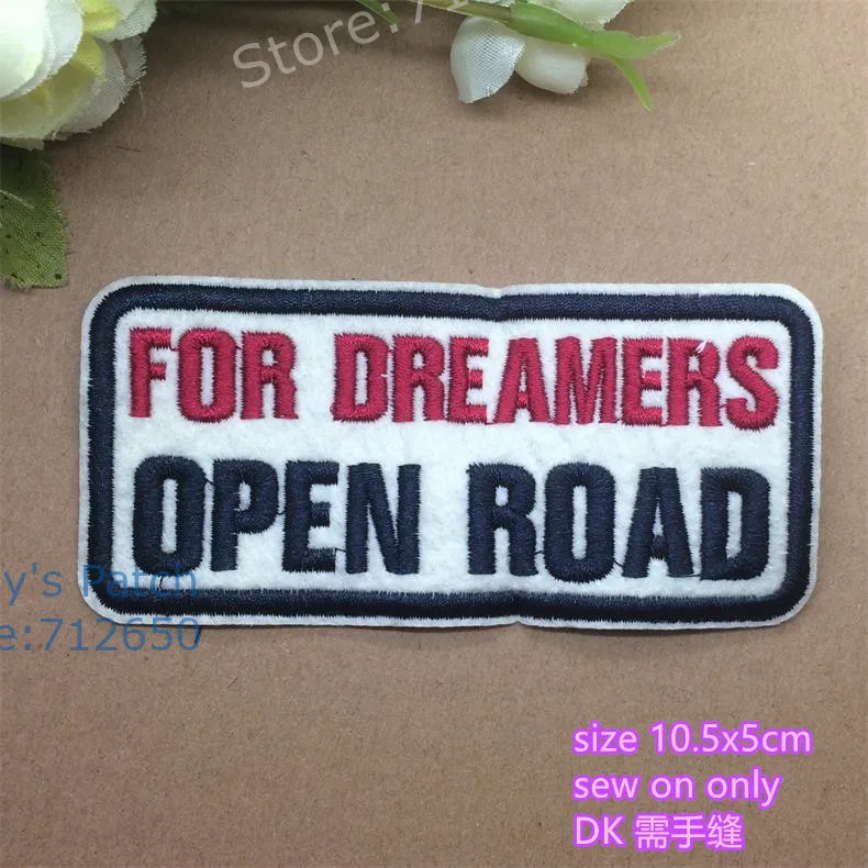 Новое поступление 10 шт. белые базовые слова embroideded Iron On sew on badge Патчи для одежды сумка для обуви аппликация аксессуар - Цвет: 10 pcs of style 2