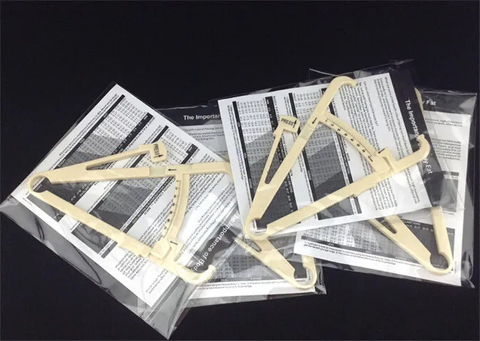 150 шт./лот тестер обнаружения телесного жира Skinfold измерения|caliper tester|skinfold caliperbody fat