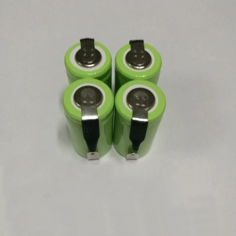 Soravess 10pcs 1.2V 2/3AA NiMH Rechargeable Battery 800mAh Ni-Mh Ni Mh Batteries cell Welding Tab Pins For DIY electric shaver |