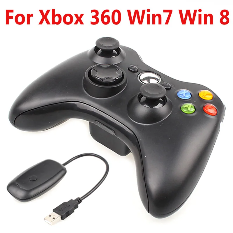 

Wireless Controller For XBOX 360 Games Joystick Gamepad Controle For Official Microsoft PC for Windows 7 / 8 Wireless Joystick