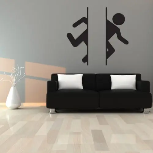 Новый портал логотип стены Стикеры игровой настенные Стикеры wall decals wall stickerwall | Отзывы и видеообзор