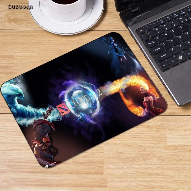 Коврик для мыши Yuzuoan DOTA 2 коврик Все герои ноутбука DOTA2 компьютерный игровой