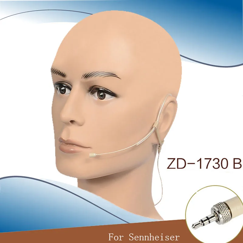 Высококачественный всенаправленный бежевый петличный микрофон на лацкан с