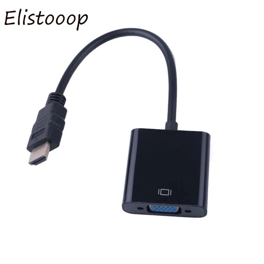 Адаптер HDMI-совместимый с разъемом VGA для видеокамер HD TV мониторов ТВ XBOX 360 PS3 3 5 мм