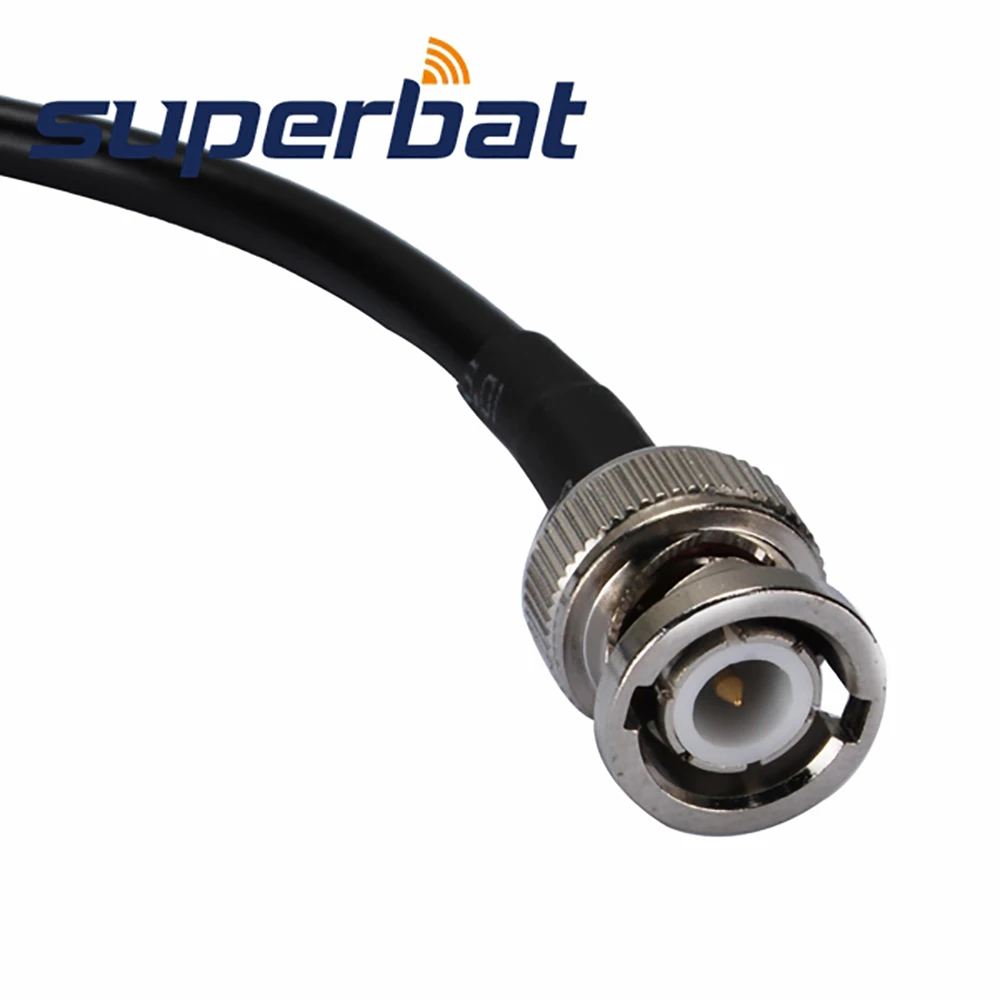 Superbat BNC прямой штекер N антенный соединительный кабель RG-58 200 см РЧ коаксиального