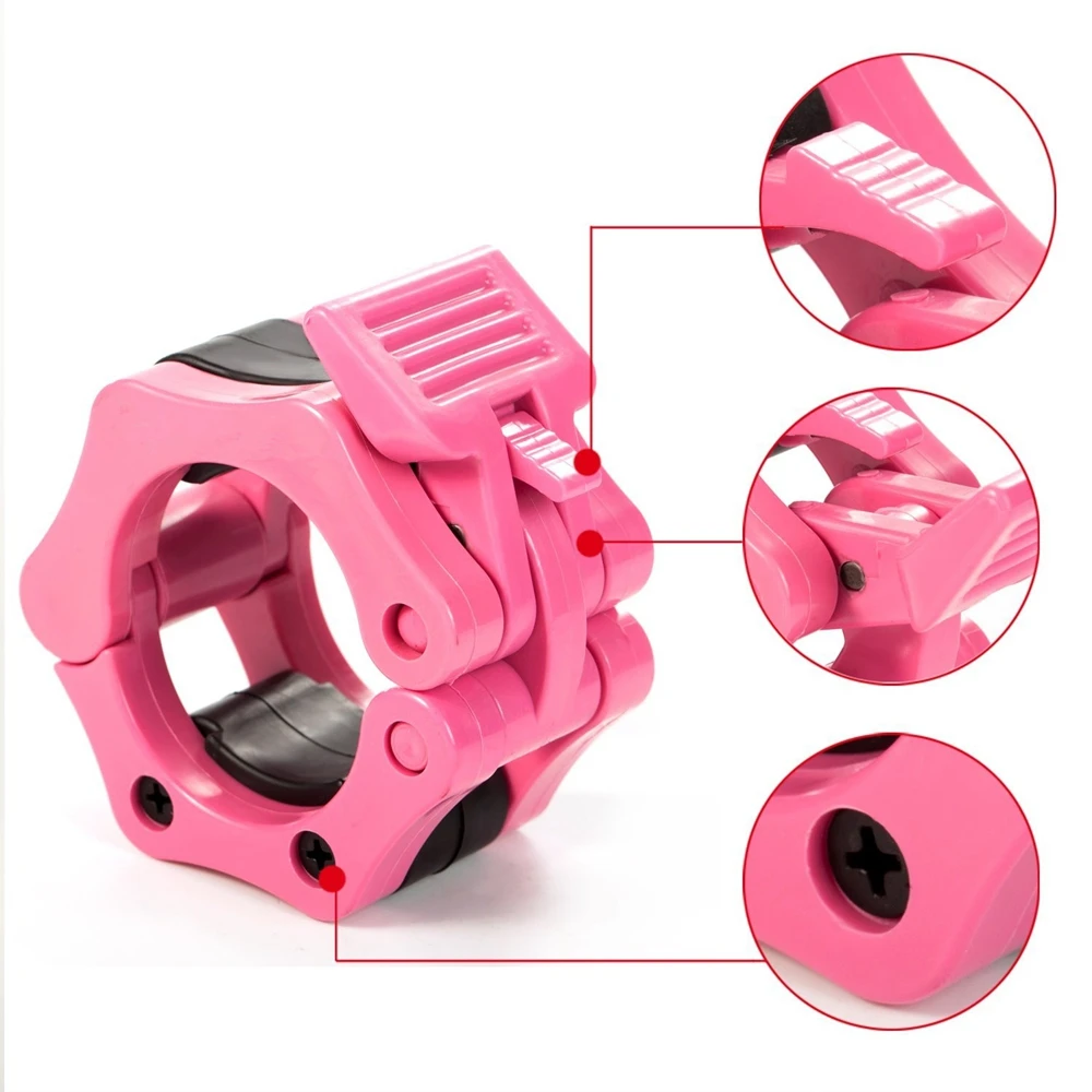 1 пара Олимпийские зажимы штанги для фитнеса и тяжелой атлетики|barbell collar|olympic barbell