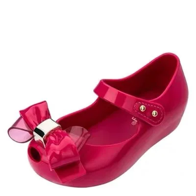 Mini Melissa Ultragirl Campana/2019 г. Новые летние Пластиковые туфли для девочек с бантом