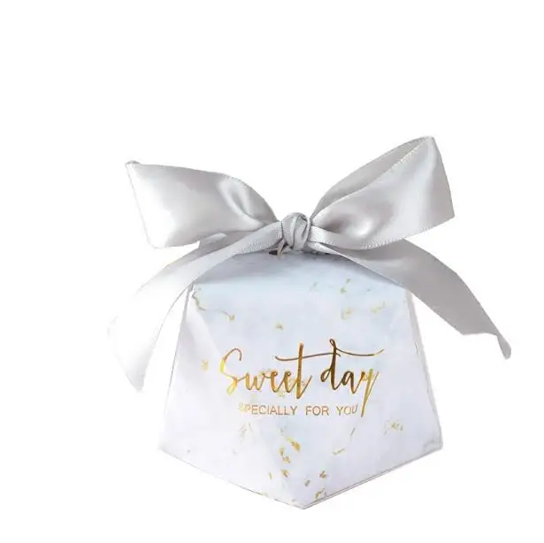 50 X креативная Алмазная форма мраморный стиль милая коробка конфет на день