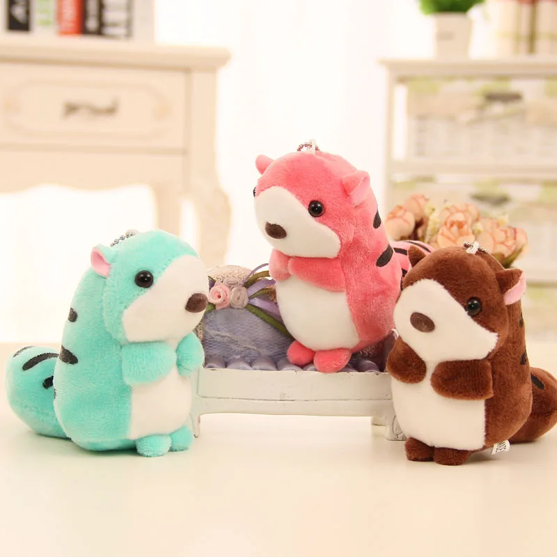 Горячие 10 см Kawaii Маленький Енот плюшевые Игрушечные лошадки мягкие Животные