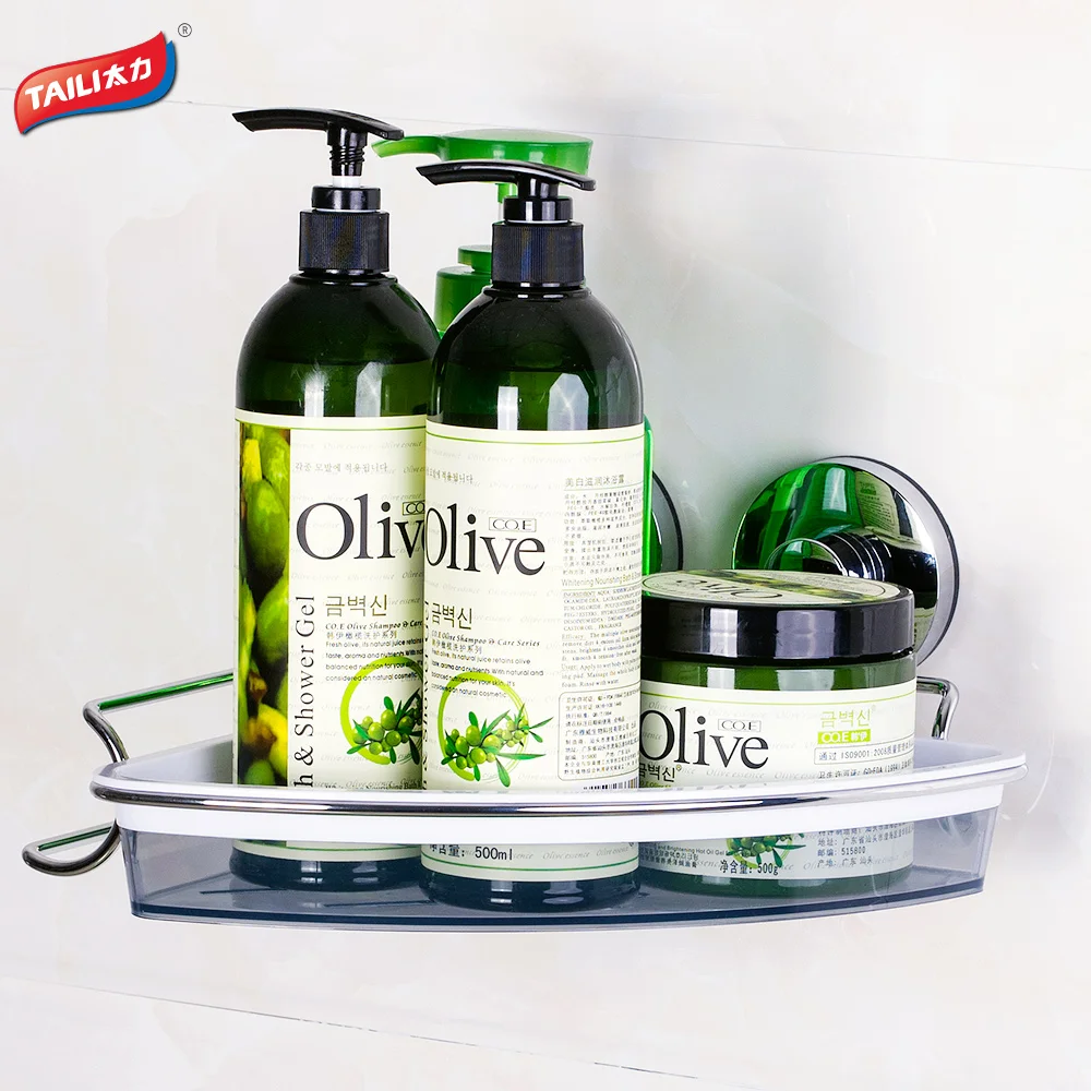 Хромированные полки для ванной комнаты настенные без сверления сильный