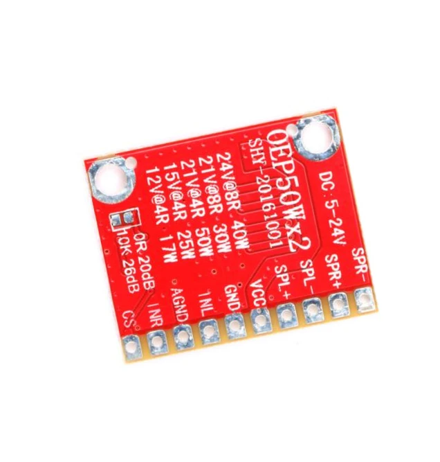 1 шт. OEP50W * 2 мини плата цифрового усилителя модуля Diy комплект 50Wx2 Super TDA7498 TPA3116D2 |