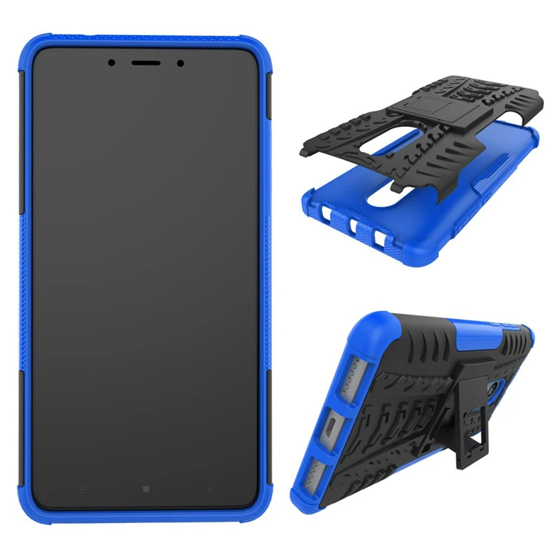 Cases Cover TPU +PC Phone Stand Case For Xiaomi Redmi 4 4A 3S 3 S 4X 5 Plus Note Pro Prime 5A Mi A1 A2 F1 5X S2 Luxury |