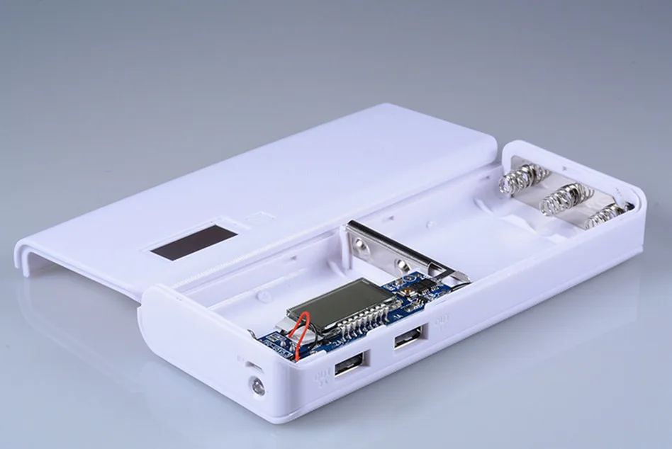 Внешний аккумулятор чехол 10000 мАч(без аккумулятора) 5x18650 DIY Box Dual USB портативный внешний аккумулятор для samsung Xiaomi зарядное устройство для телефона