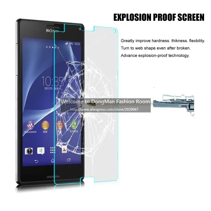 Защитная пленка из закаленного стекла для Sony Xperia Z Z1 Z2 Z3 Z4 Z5 Compact mini M M2 M4 M5 C C3 C4 C5 C6 E1