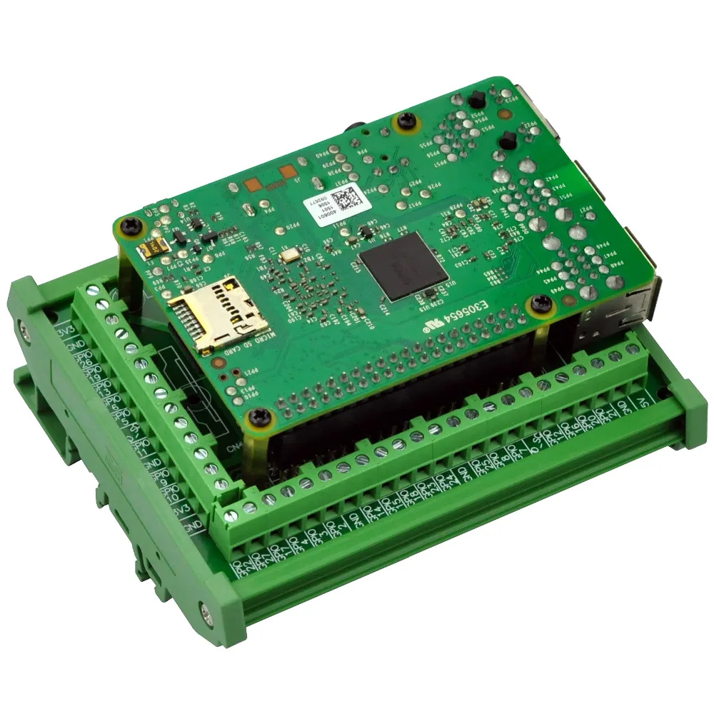 Клеммный блок-адаптер для монтажа на din-рейку, для Raspberry Pi 1 Модель B+/Pi 2 Модель B/Pi 3 Модель B/Pi 1 Модель A