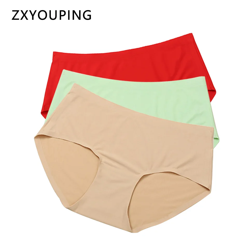 Женские Бесшовные трусы со средней посадкой 3 шт.|Женские трусики| |