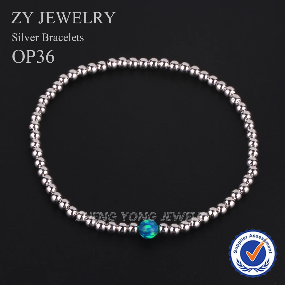 Женский браслет с бусинами из синтетического опала 1 шт./лот|bracelets for|beads bracelets for