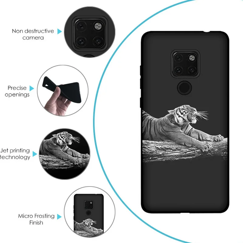 Глянцевый силиконовый чехол для Huawei Mate 20 Pro Lite X 20Pro 20X протектор ТПУ бампер задняя
