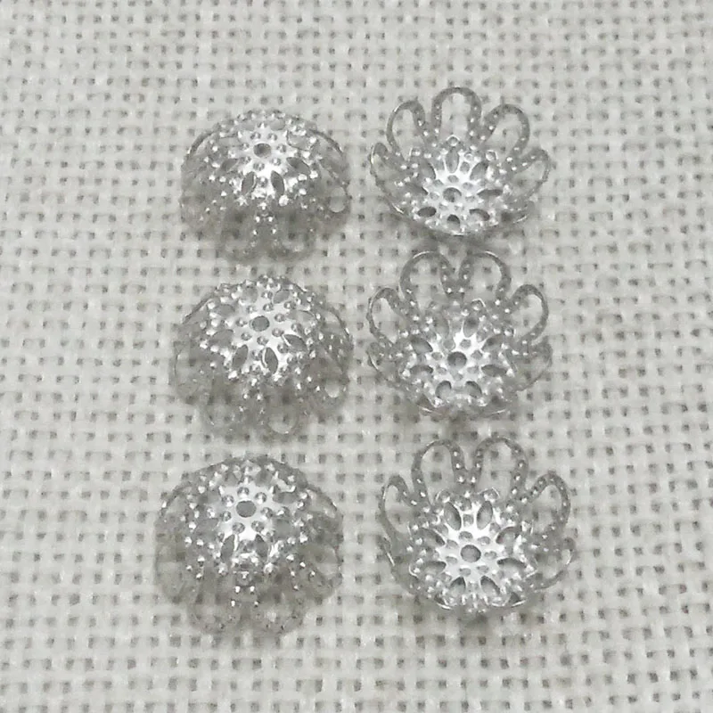 Бусины концевые колпачки наконечники пряжки для серег фурнитура кисточек цветок