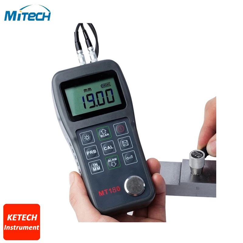 Многослойный Ультразвуковой толщиномер для краски (3 30) мм MT180|ultrasonic thickness gauge|thickness