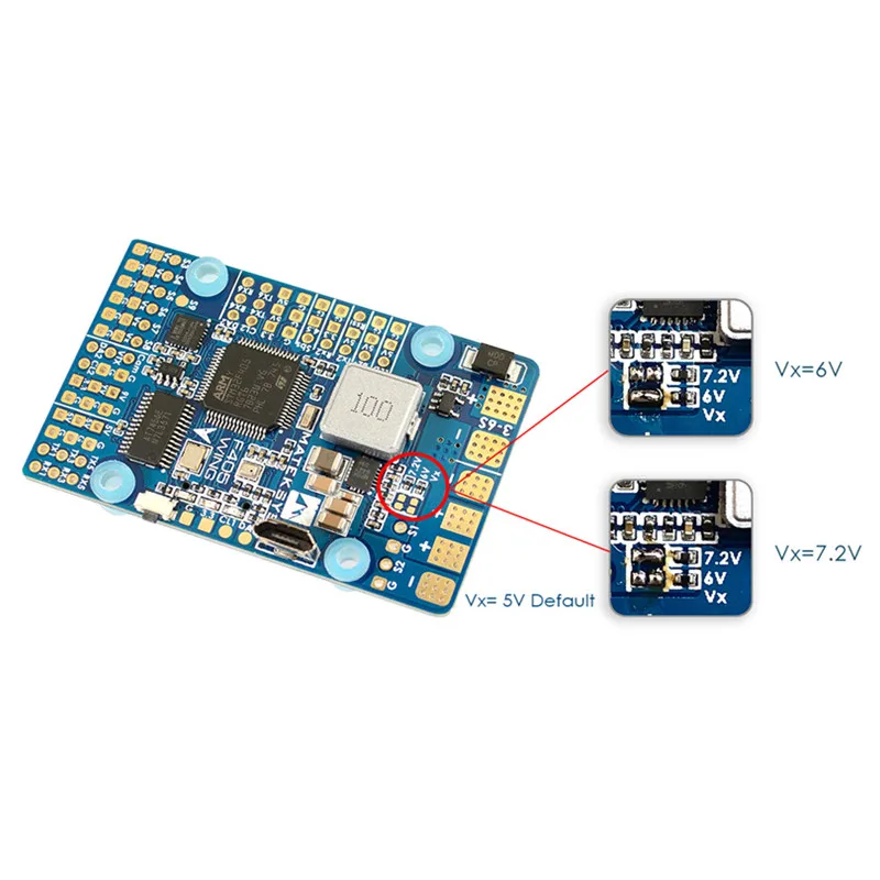 Контроллер полета MATEKSYS F405 WING STM32F405RGT6 BMP280 барометр MicroSD BlackBox Softserial 7 Servos 4 BEC и датчик