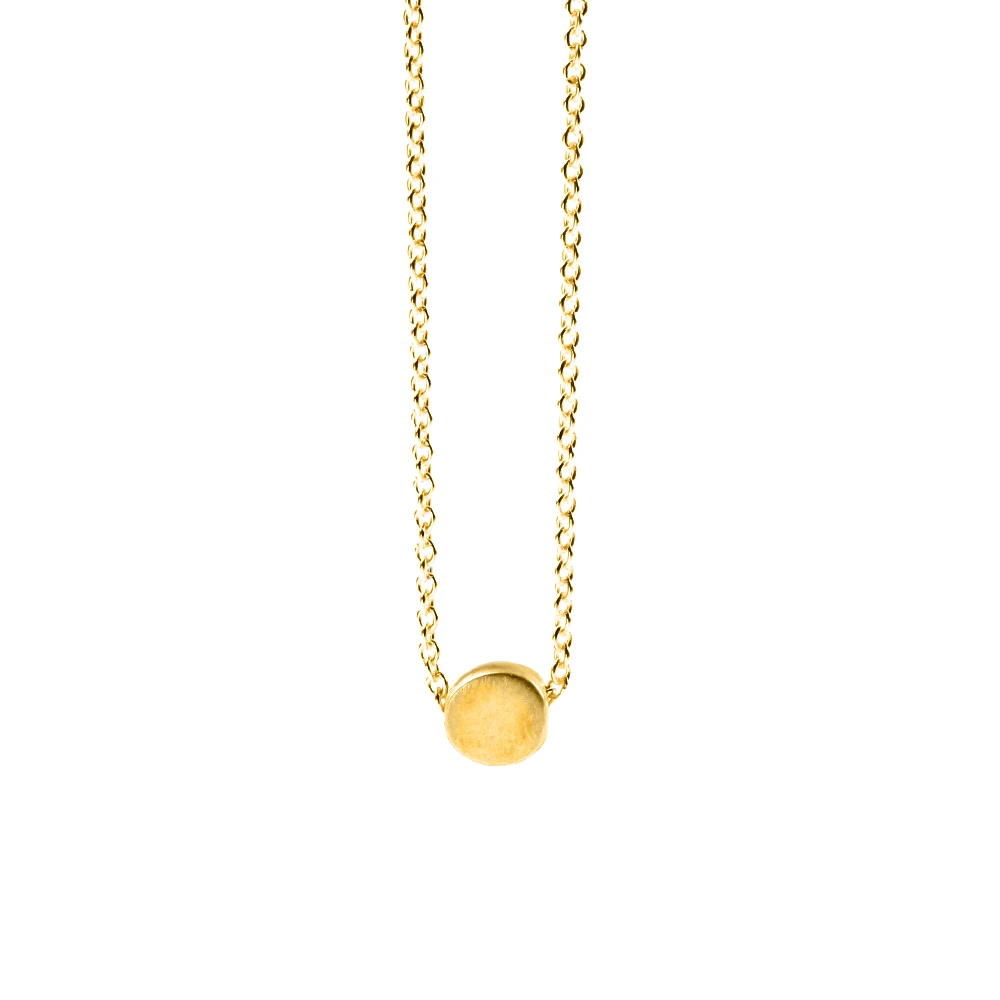 

S925 Sterling Silver Bead Pendant Necklaces Gold Chain Choker Necklace Fashion Women Wedding Jewelry DJ-235