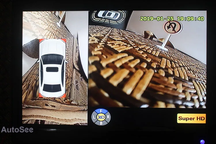 Автомобильная система круглого обзора 360 камера birds eye 4 way DVR 1080 P, активная траектория на выбор
