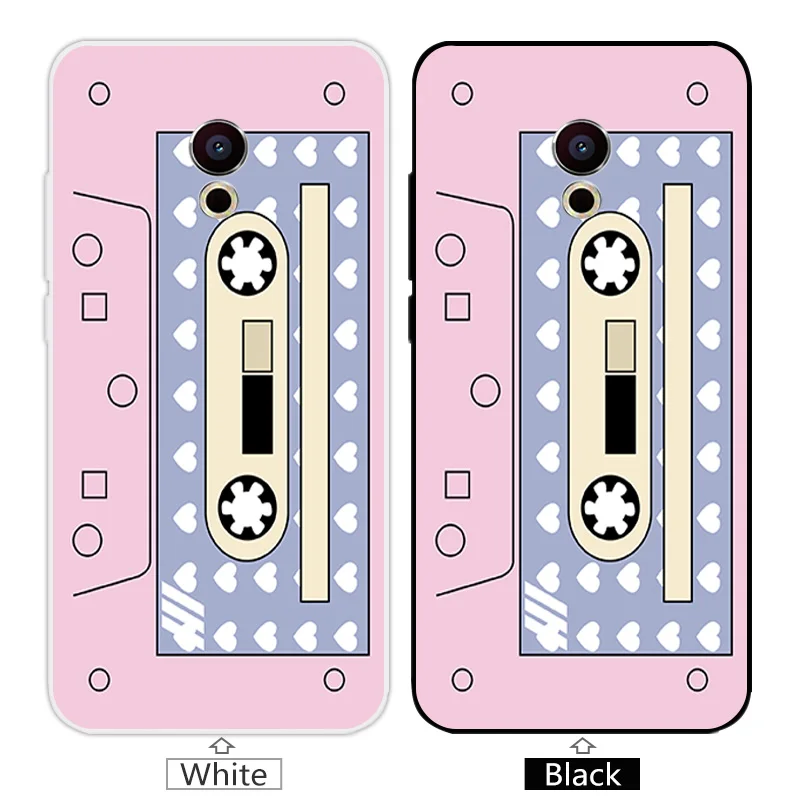 For Meizu Pro 6 / MX6 Case Silicone Soft TPU Pink for Phone Bag Black Back Matte Cover |