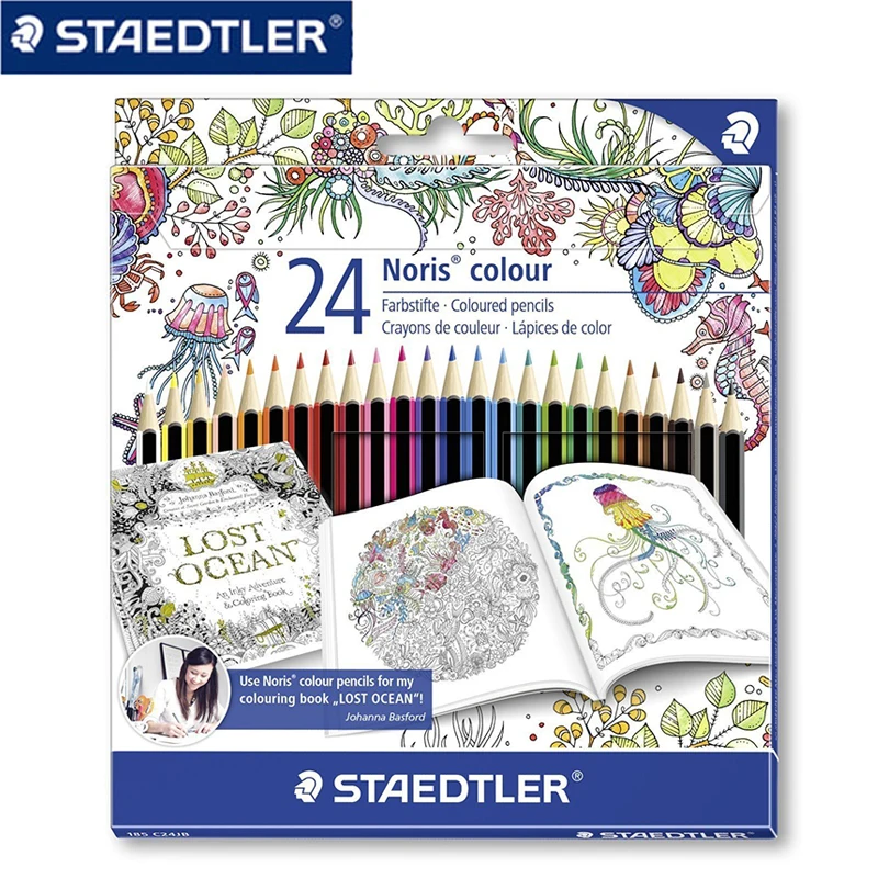 

STAEDTLER 185 C24JB, аксессуары для офиса, школьные принадлежности, 24 цвета