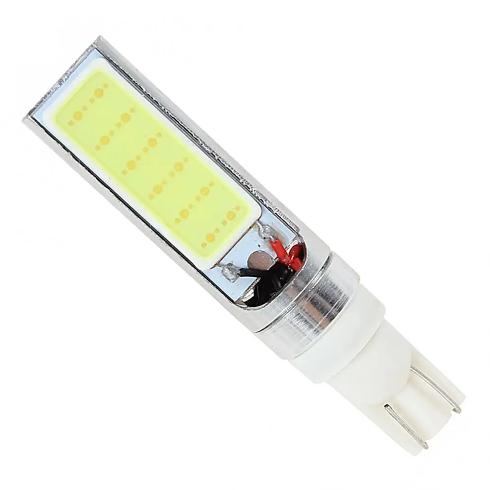 12V DC 10W 300LM 6500K 8000K супер яркий ксеноновый белый светильник T10 светодиодный COB лампы