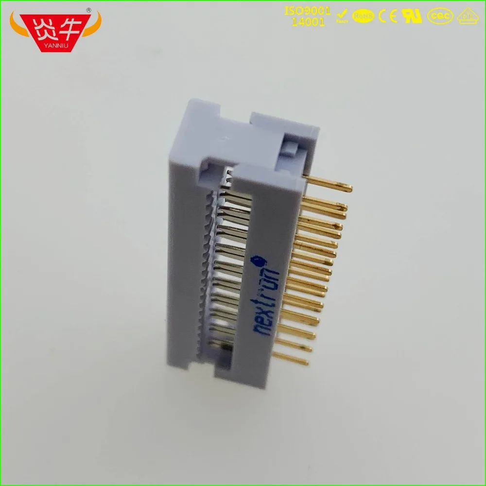 Штепсельная Вилка 20PIN 2*10P 2 54 мм разъем IDC коннекторы ISP JTAG для плоского ленточного