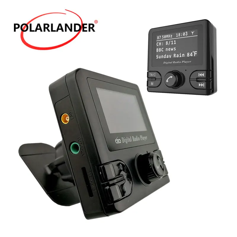 DAB + авторадио адаптер тюнер аудио выход Bluetooth беспроводной FM передатчик DAB/DAB в