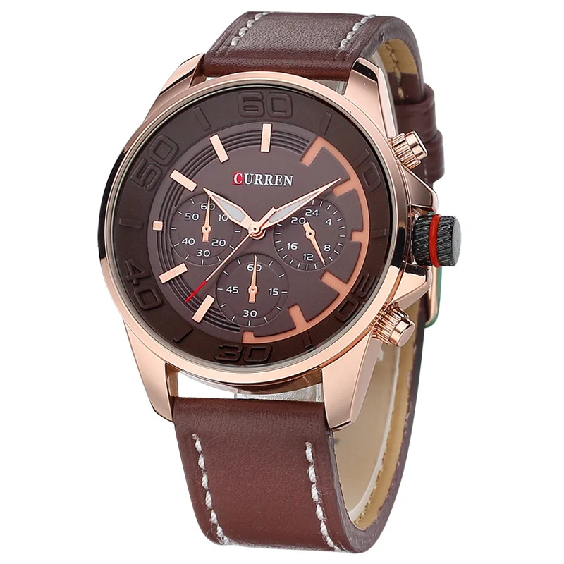 Новое поступление Curren часы модные мужские кварцевые кожаные для мужчин