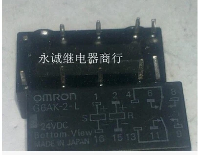 

Горячая новинка G6AK-2-L 24VDC G6AK-2-L-24VDC G6AK-2 G6AK DC24V 24V OMRON DIP10