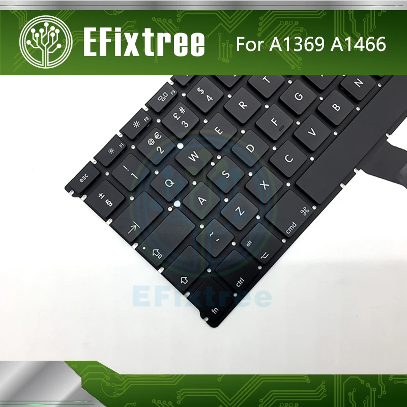10 шт./лот A1466 A1369 клавиатура Великобритания английская раскладка для Macbook Air 13 3