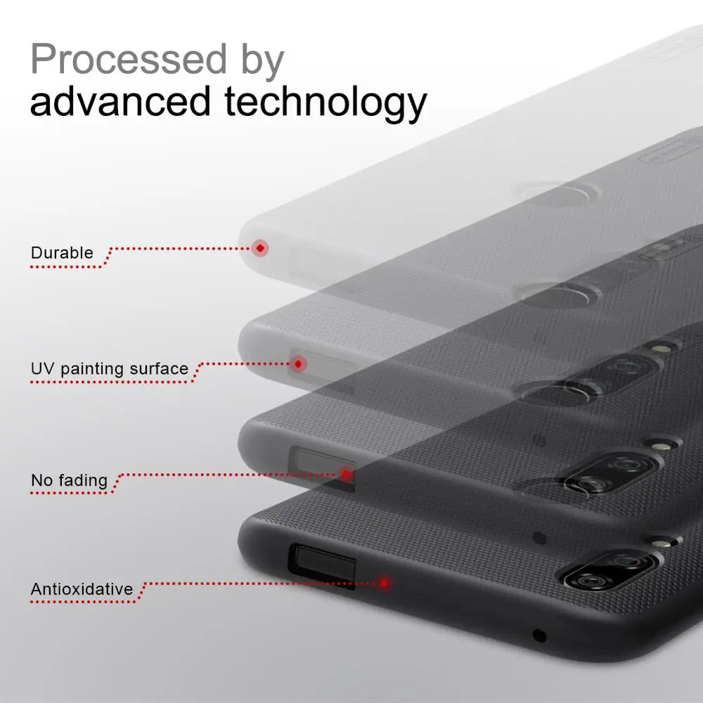 Чехол NILLKIN для Huawei P Smart Z суперматовый защитный жесткий чехол из поликарбоната