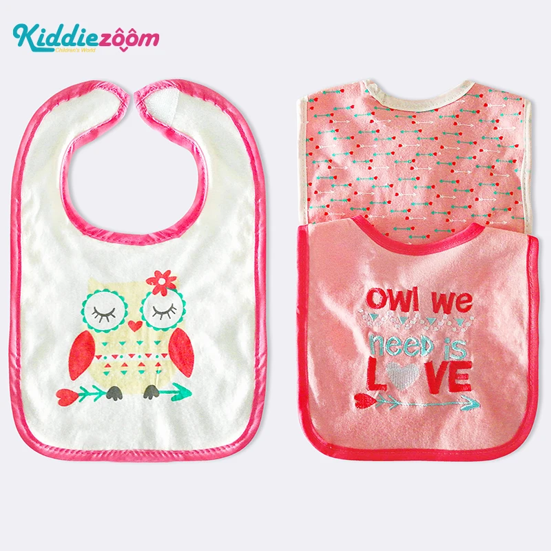 3PCS/SET New Baby &amp Kids Girl Boy Child Medium Cute newborn Pocket Children Newborn Accessories Infant Bibs for Toddler | Детская