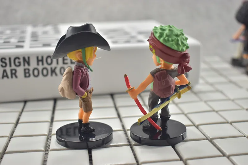 6 шт./партия One Piece 2022 аниме экшн-фигурка Franky luffy Gear Fight Классическая коллекция ПВХ