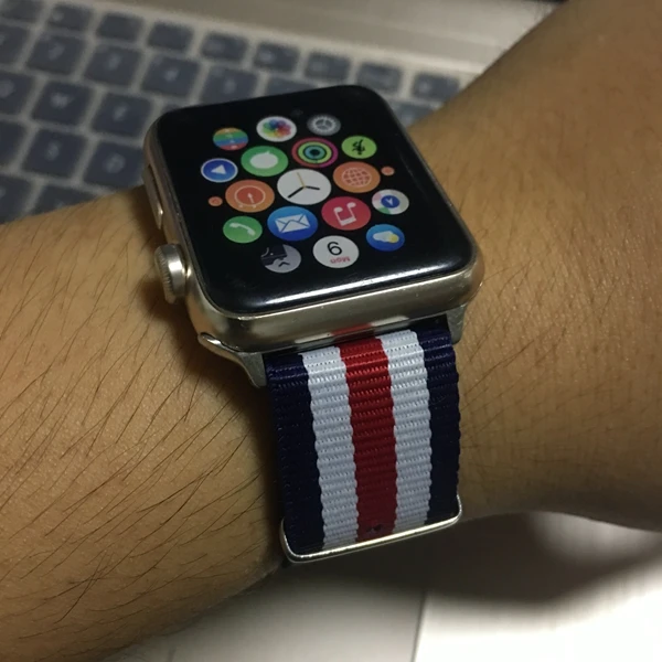 Новейший дизайн нейлоновая петля для наручных часов iwatch, 44 мм 40 мм, версия 3, 2, 1 браслет ремешок для apple watch группа 4 38 мм 42 mmseries 5