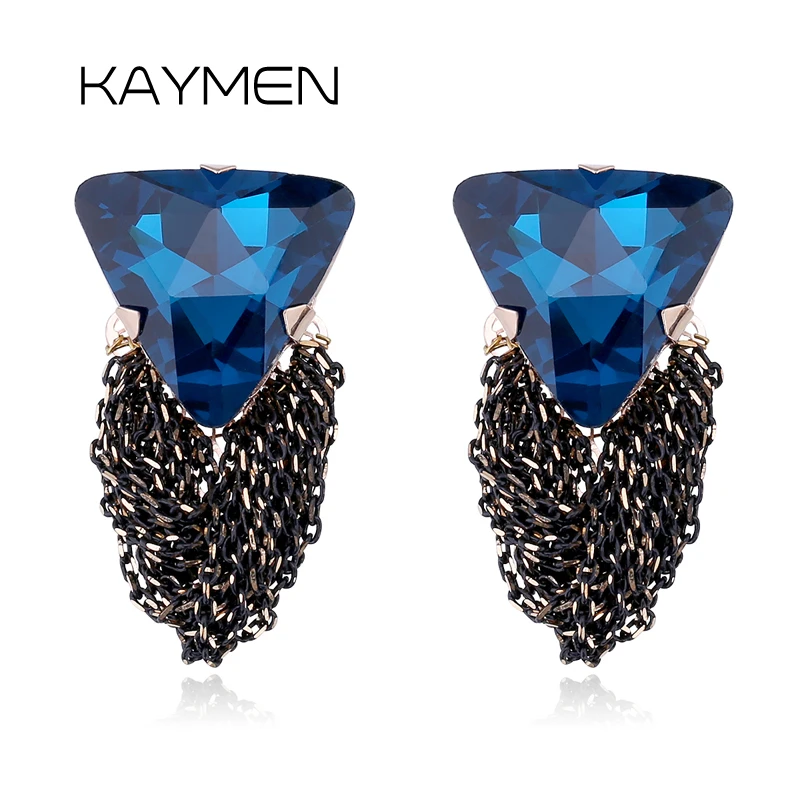 

KAYMEN New Arrivals Crystals Earrings for Women Girls Handmade Bohemia Ear Jewelry Accessory Wholesale Drop-shipping