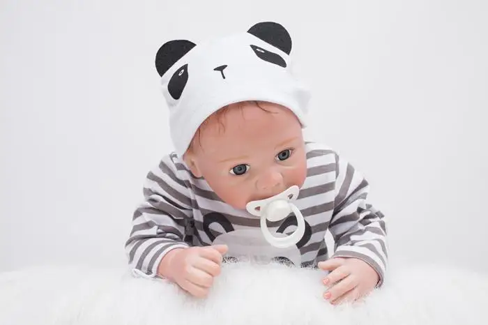 Детская кукла-Реборн 20 дюймов ручная работа реалистичные детские силиконовые