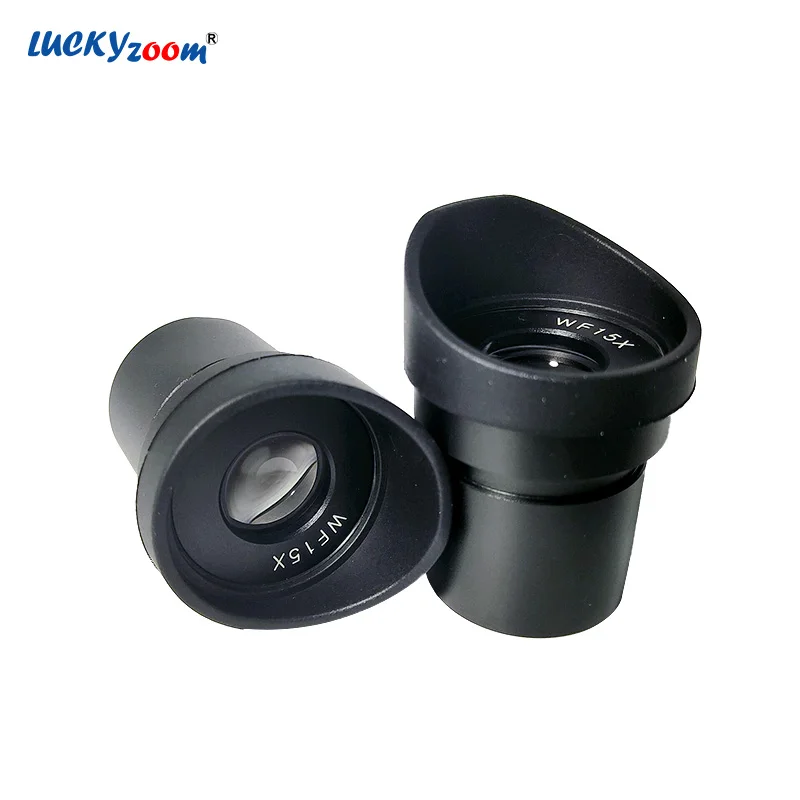 Тринокулярный микроскоп Lucky Zoom 30 5 мм 15x поле зрения 15 Стерео Зум линза окуляра